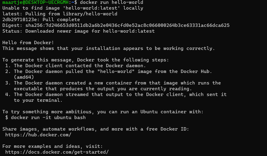 Docker Hello World