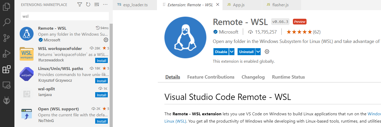 VSCode Remote - WSL